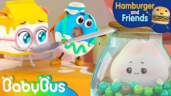 BabyBus New Cartoon Series | Yummy Foods | Donut and Cupcake | Baby Cartoon | Nursery Rhymes | Kids Songs | BabyBus