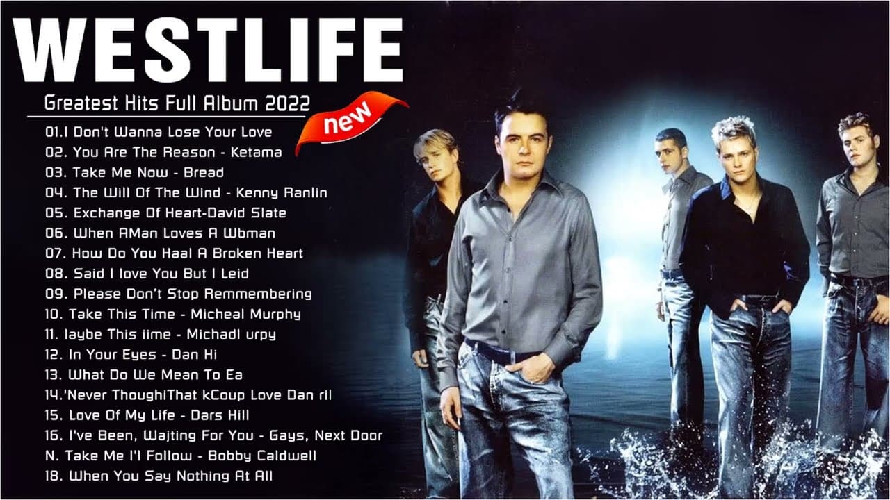 Best Love Songs 2022 WESTLIFE , Shayne Ward, BoyZOne, Black street Boys love songs Colection HD