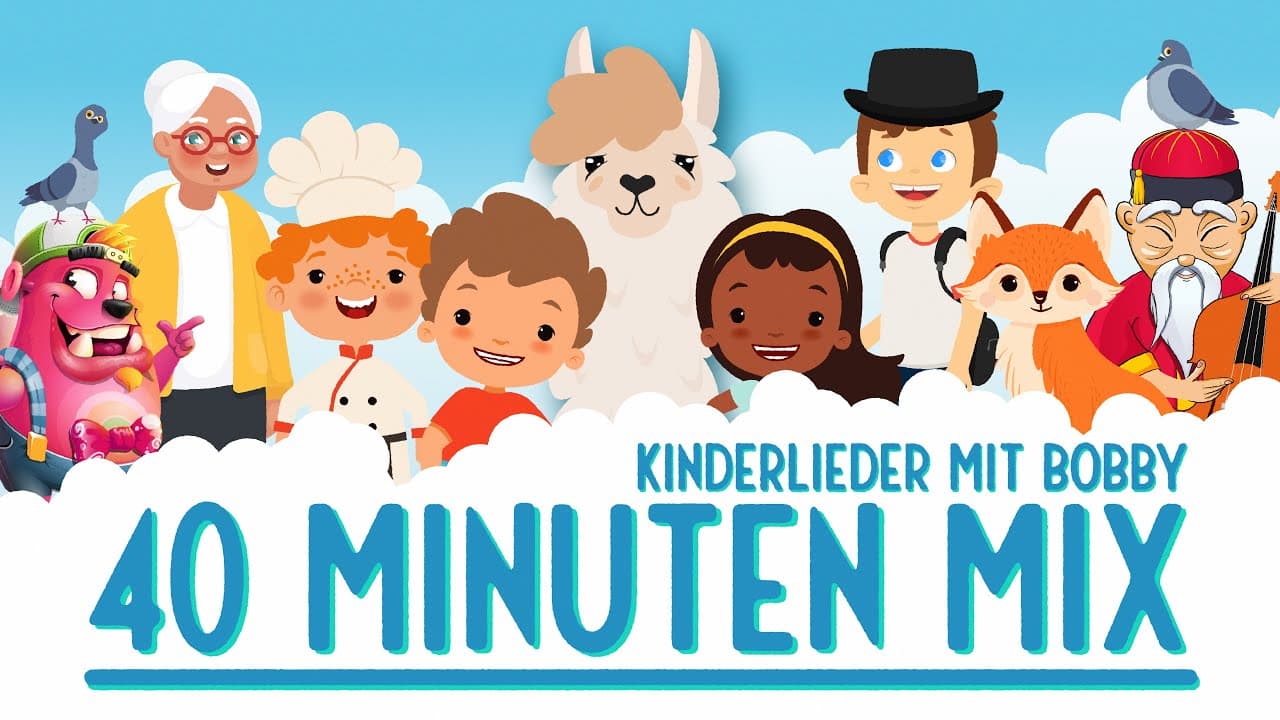 15 Deutsche Kinderlieder die jeder kennt [40min] - Kinderlieder mit Bobby