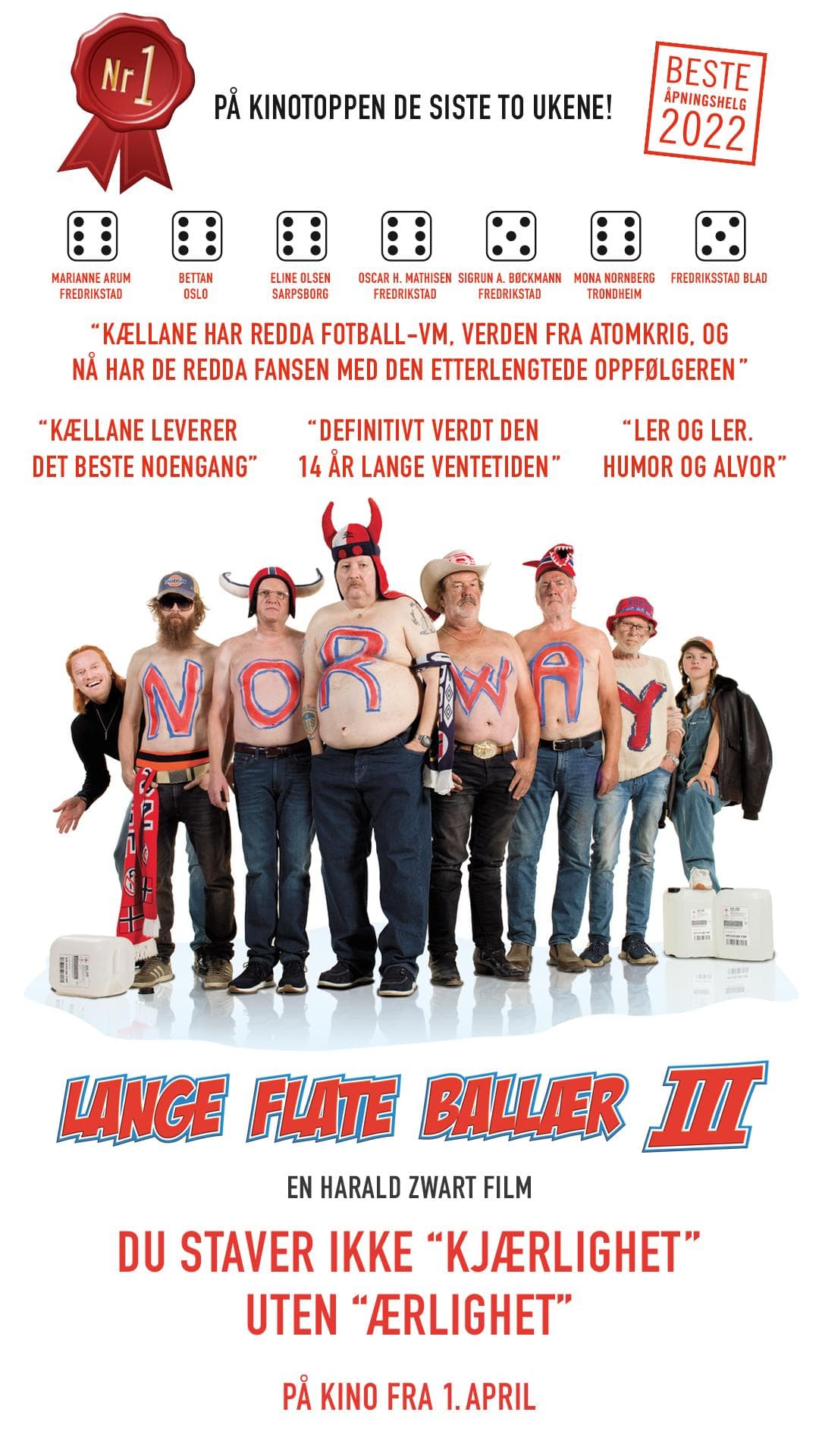 Lange flate ballær III