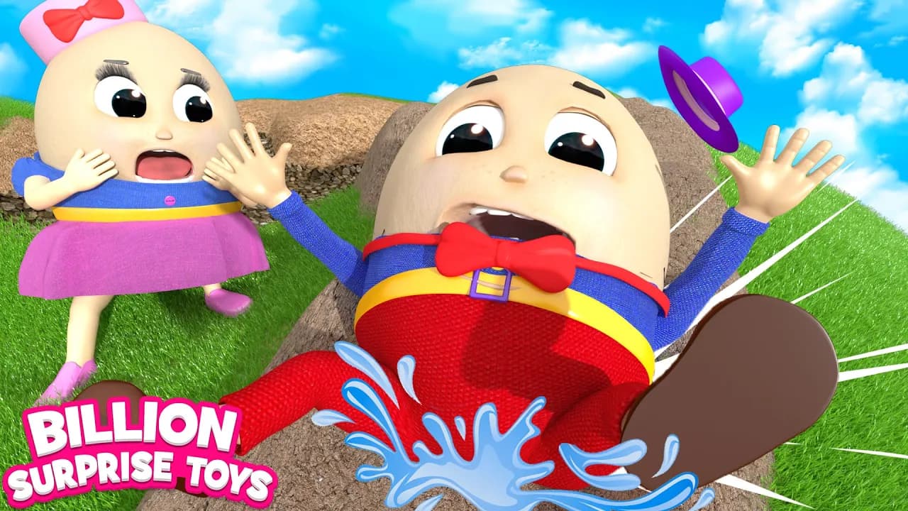 Jack and Jill went up the hill to fetch a pail of water, BillionSurpriseToys English Songs
