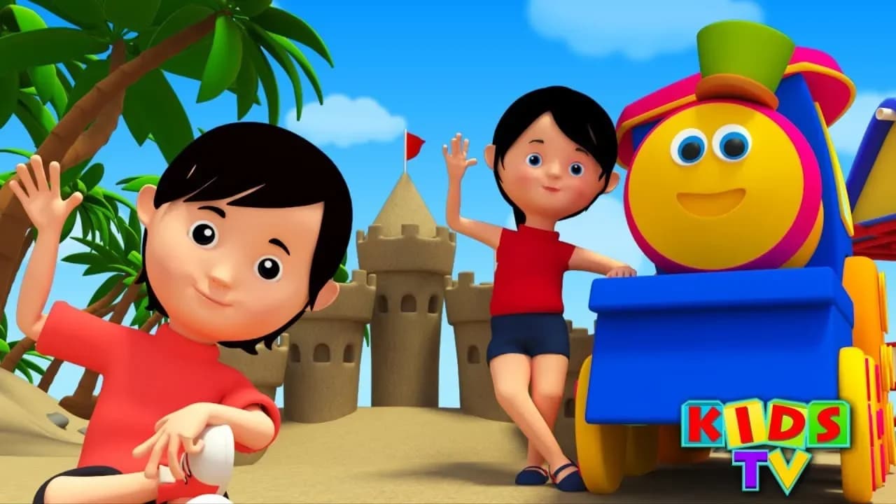 Head Shoulders Knees And Toes | Finger Family | Chubby Cheeks from Bob the Train