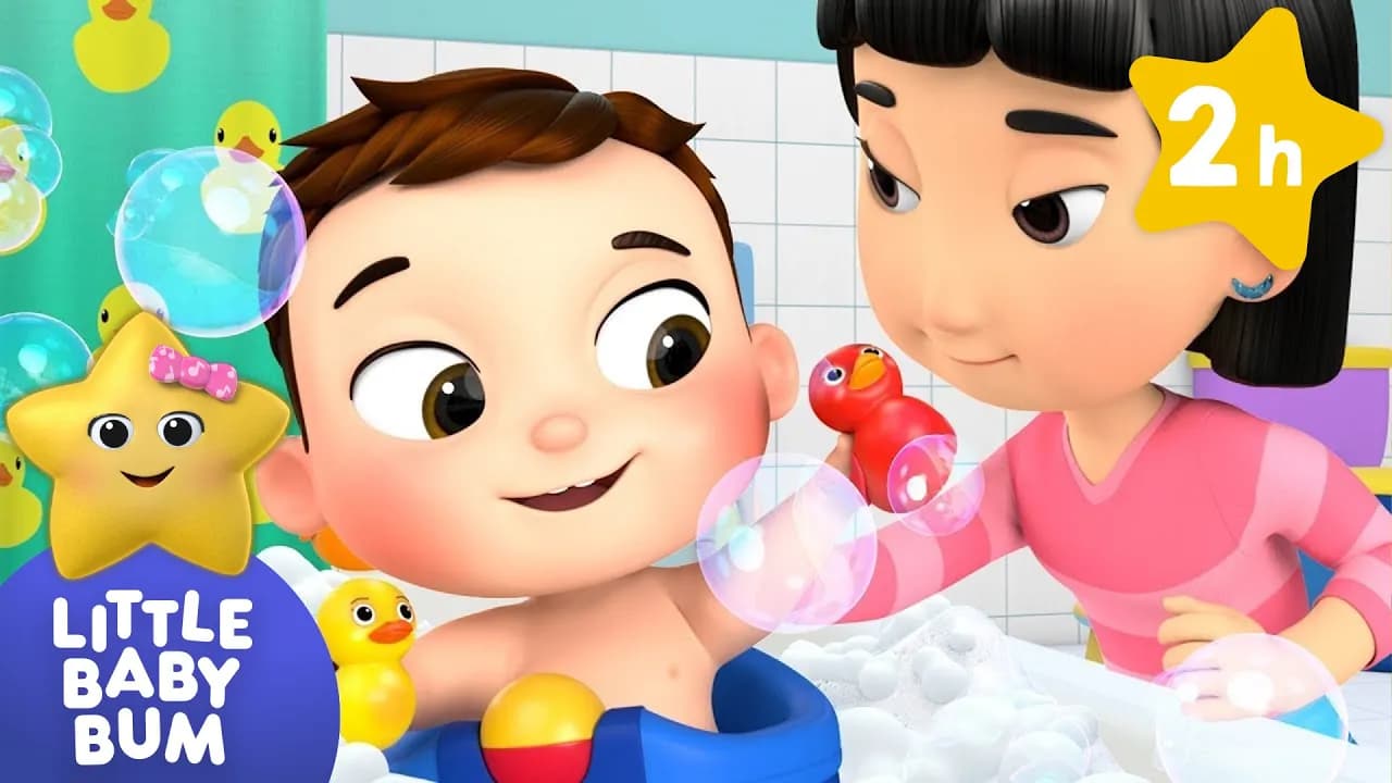 Baby Max's First Bath! - Bath Song | Baby Song Mix! Little Baby Bum - Nursery Rhymes for Kids