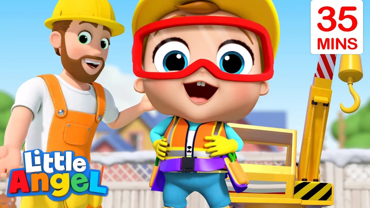 Community Helpers With Baby John + More Little Angel Kids Songs & Nursery Rhymes