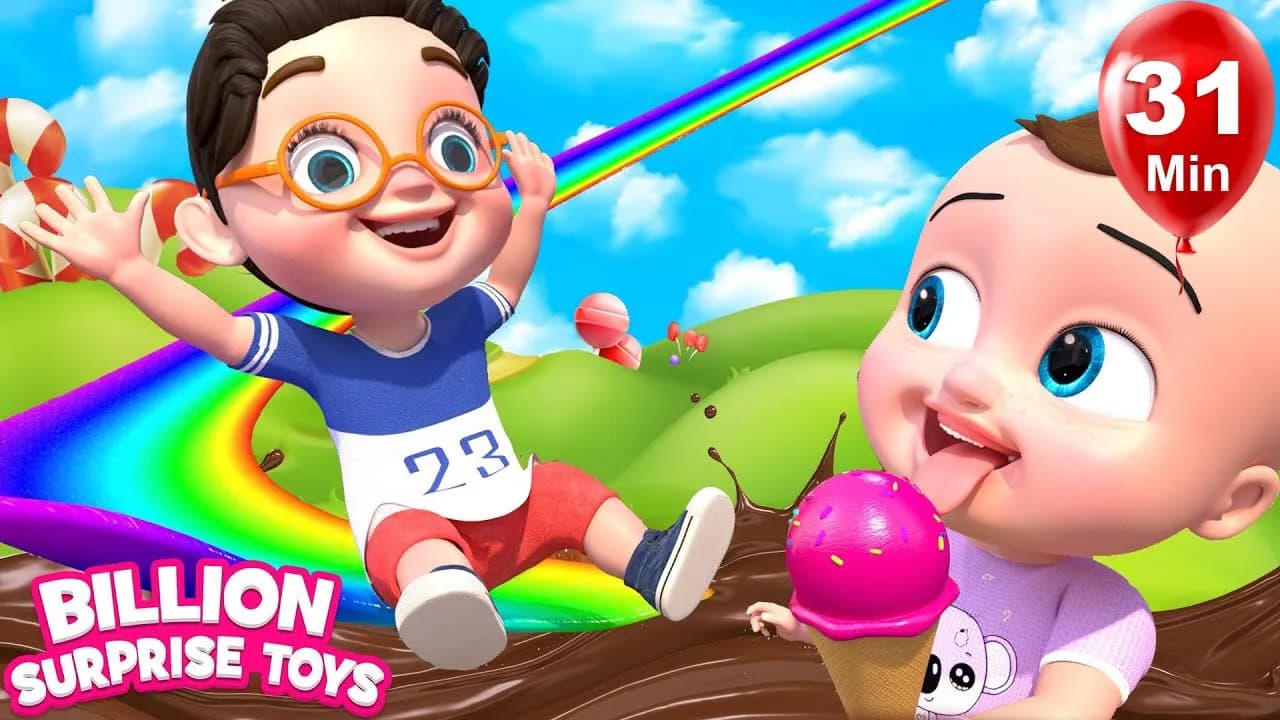 Ice Cream and Candy Land - BillionSurpriseToys Nursery Rhymes, Kids Songs