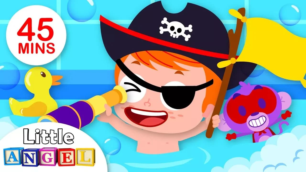 Bath Time Songs with Jack | Kid Songs and Nursery Rhymes by Little Angel