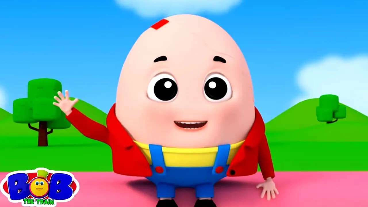 Humpty Dumpty Sat on A Wall + More Nursery Rhymes by Bob The Train