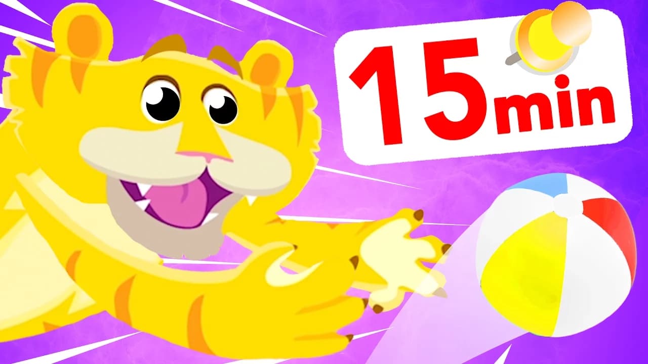 Would Like To Play With Tiger Boo Boo, Dinosaurs, Ball, Gummy Bears by Little Angel