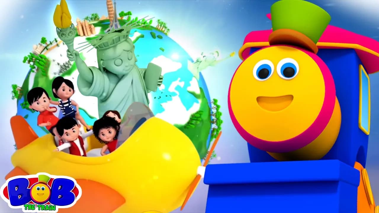 Around The World with Bob The Train + More Nursery Songs & Baby Rhymes