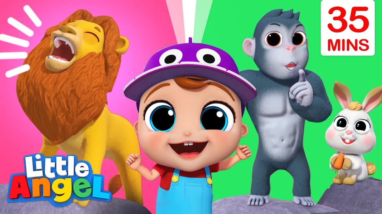 Sounds Animals Make | Baby John Sing Along | Little Angel Kids Songs And Nursery Rhymes
