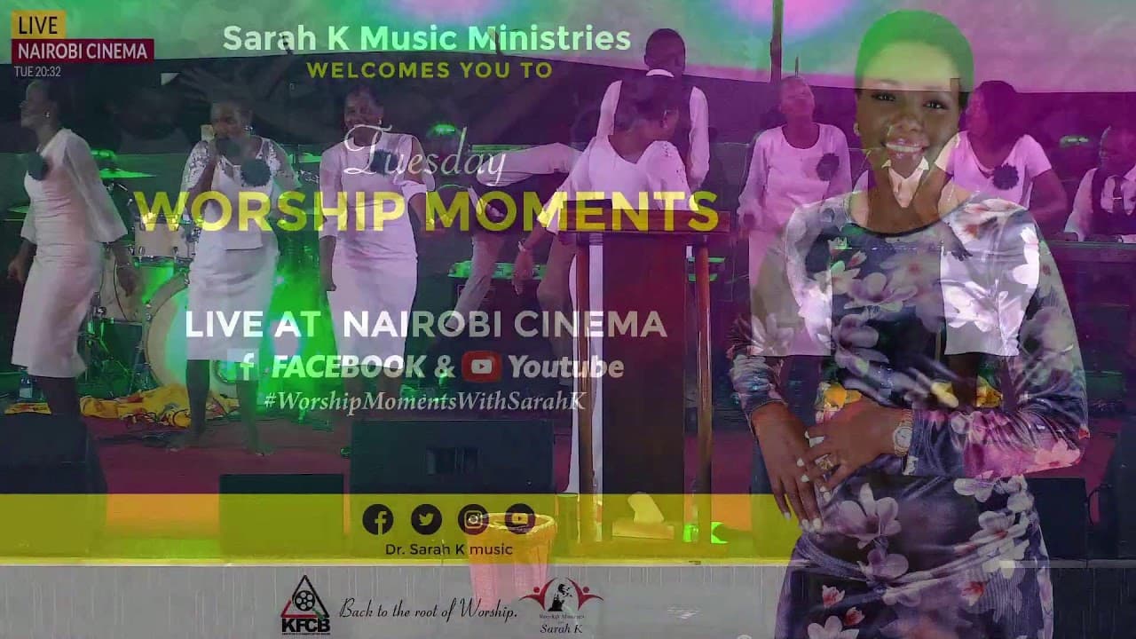 Tuesday Worship Moments Live with Dr. Sarah K & Shachah team {28TH MAR 2023}