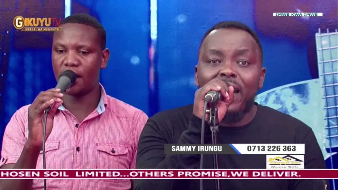 SAMMY IRUNGU LIVE WORSHIP ON GIKUYU TV (PART 1)