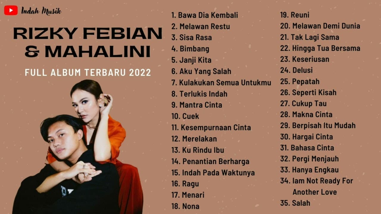 RIZKY FEBIAN DAN MAHALINI FULL ALBUM TERBARU 2022 #rizkyfebian #mahalini #rizkyfebiandanmahalini