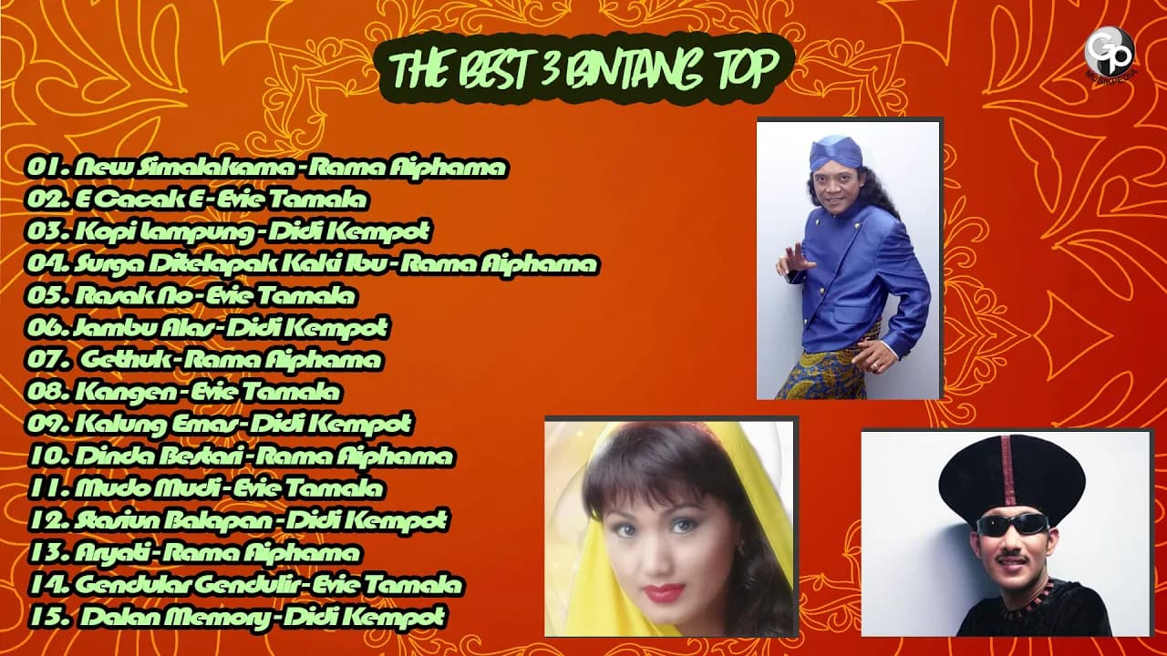 The Best 3 Bintang Pop | Didi Kempot, Evie Tamala & Rama Aiphama