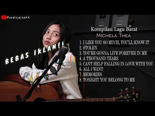 MICHELA THEA - COVER LAGU BARAT TERBAIK 2021 || tanpa iklan❗❗ #michelathea #melajujauhh #music