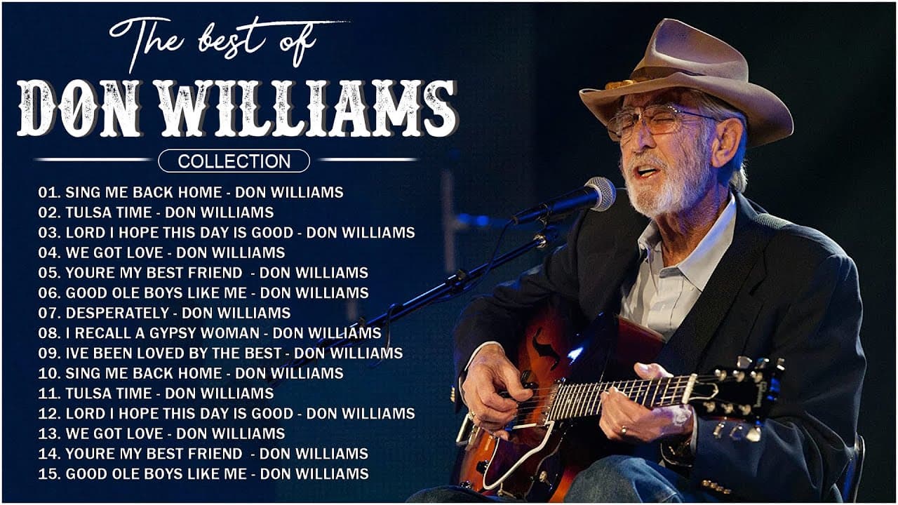 D o n W i l l i a m s, Greatest Hits Full Album - Country Songs Playlist 2023 - old Country songs