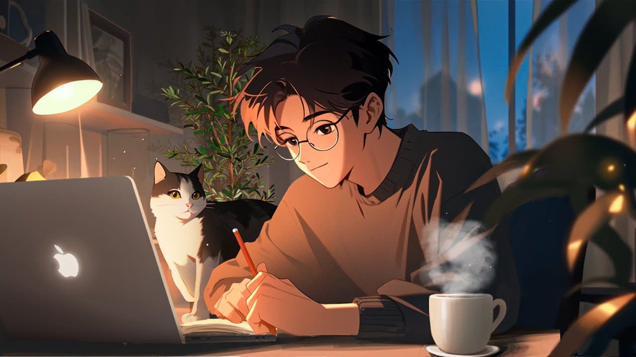 Lofi study π Music that makes u more inspired to study & work - Chill beats ~ study / stress relief