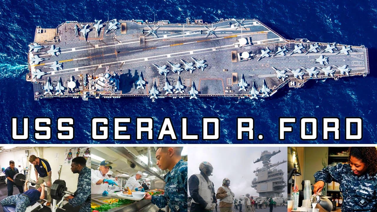 USS Gerald R. Ford: El Portaaviones más GRANDE y PODEROSO! ($13 Mil Millones USD)