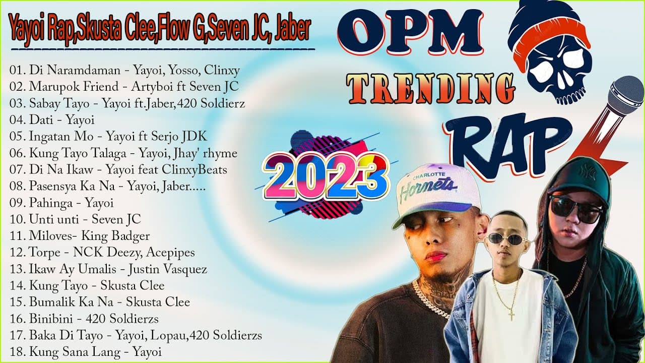OPM Rap trending 💖Yayoi Rap,Skusta Clee,Flow G,Seven JC, Jaber#hitsopmsongs