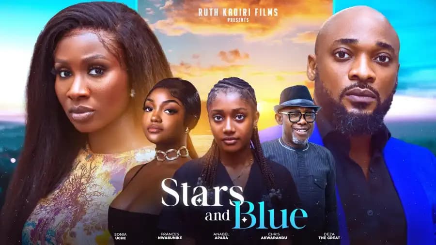 stars and blue