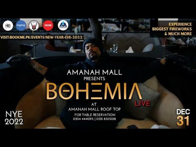 Bohemia New Year Night Concrete at Amanah mall Lahore | Bohemia Concrete 2023