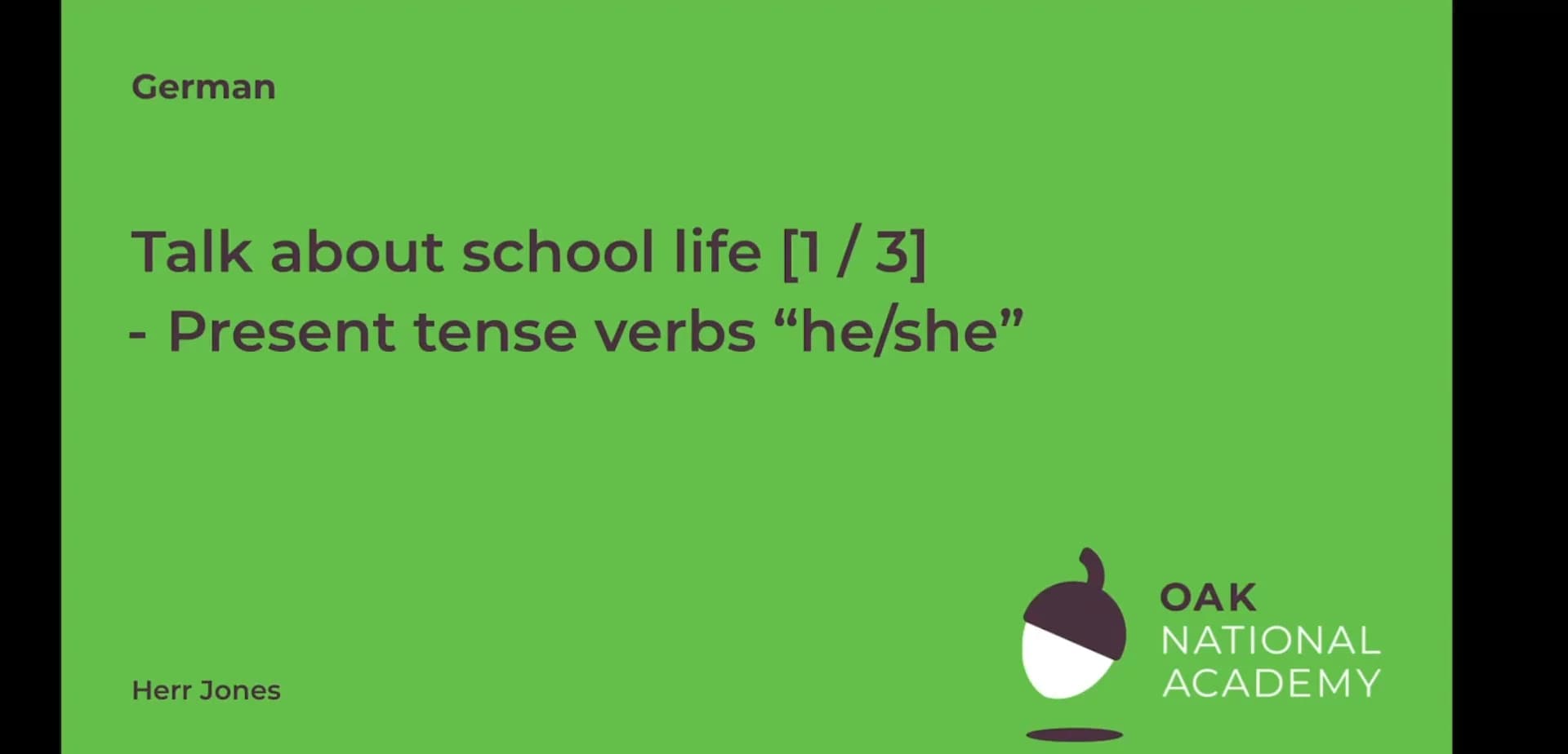 Year 10 German