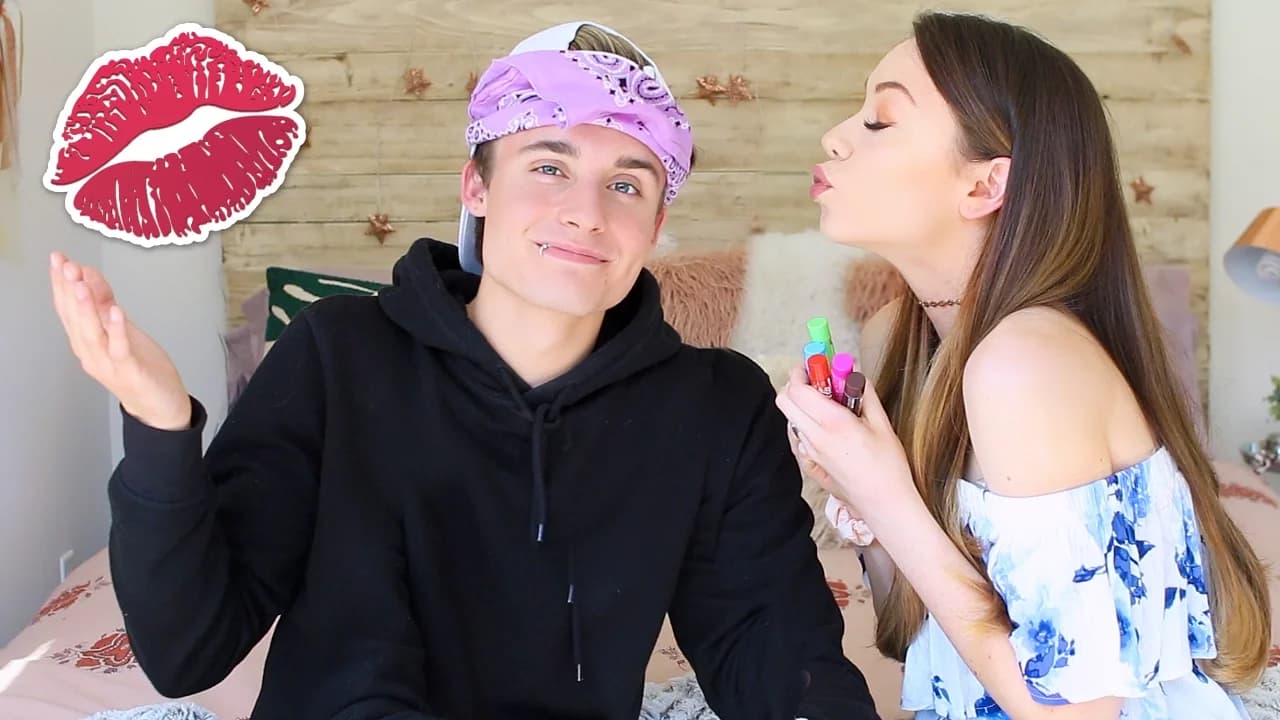 CHAPSTICK CHALLENGE w/ Chris Collins! | Meredith Foster