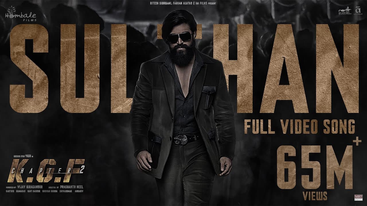Sulthan Video Song (Hindi) | KGF Chapter 2 | Rocking Star Yash |Prashanth Neel |Ravi Basrur |Hombale