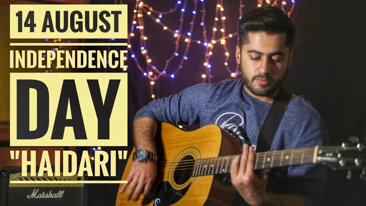14 August independence day ''Haidari'' Tribute to "pakistan  army" - Junaid Kamran Siddique