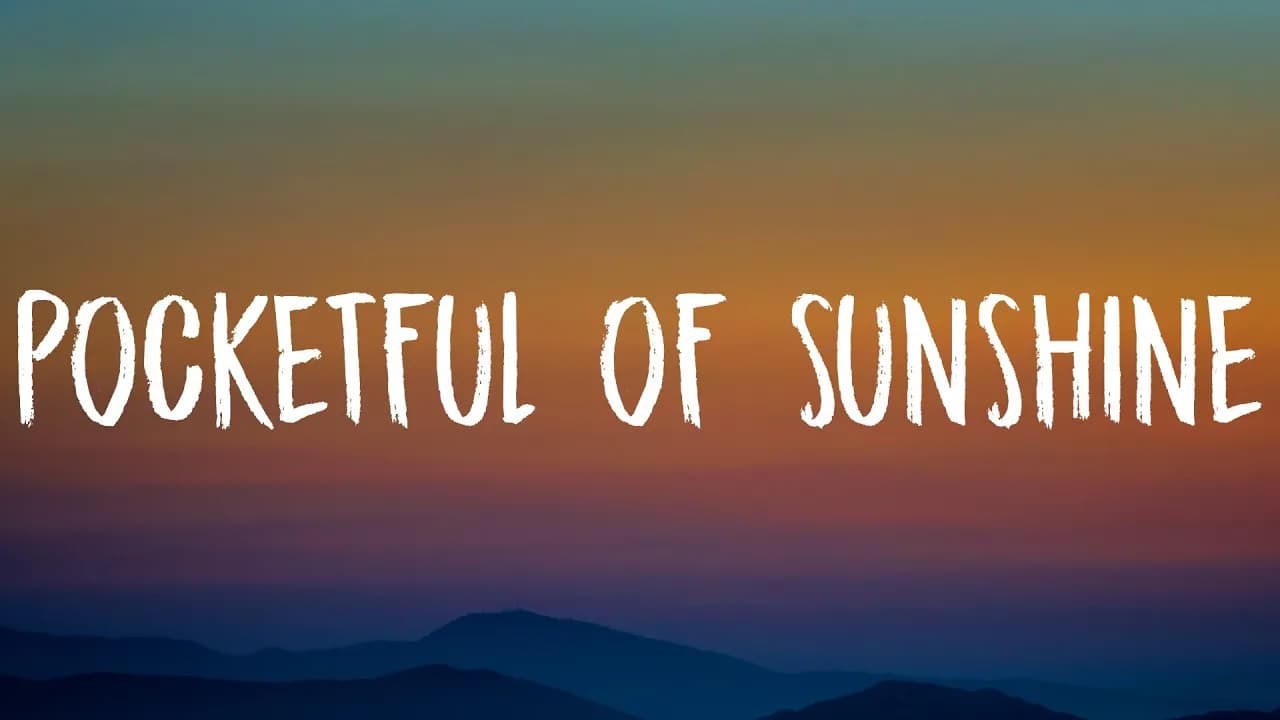 Natasha Bedingfield - Pocketful of Sunshine (Lyrics)