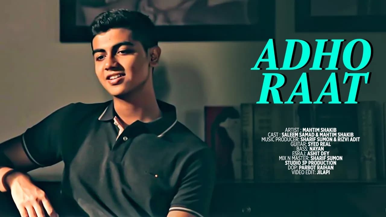 Adho Raat | Talat Mahmood | Cover | Mahtim Shakib