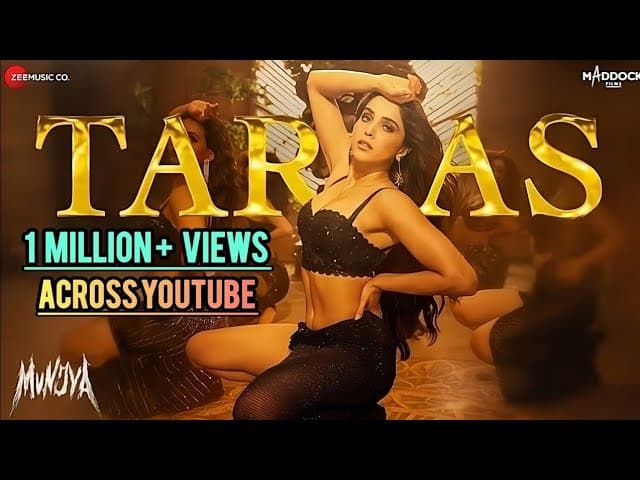 Taras Song || Munjya || Amitabh Bhattacharya || Sachin - Jigar || Jasmine Sandals || Abhay