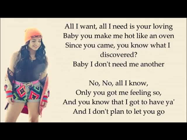 Becky G-Shower (Lyrics)