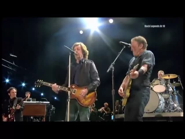 Sir Paul McCartney and Bruce Springsteen Live At Hyde Park 2012