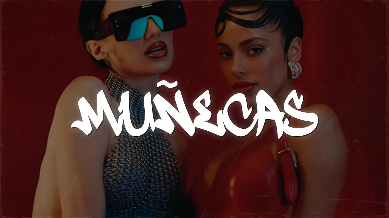 TINI, La Joaqui, Steve Aoki - Muñecas (Video Letra/Lyrics)