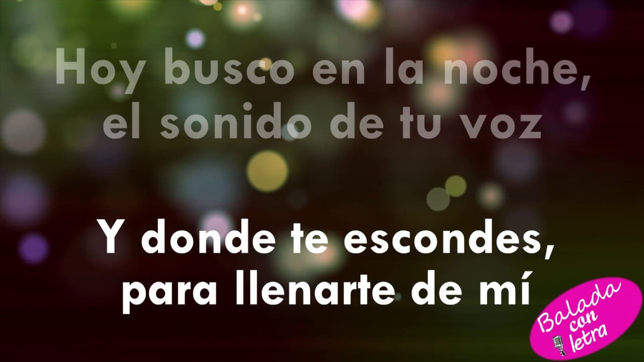 Hoy tengo ganas de ti - Alejandro Fernandez Christina Aguilera+letra