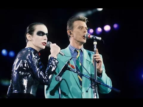 Annie Lennox & David Bowie - Under Pressure + rehearsals