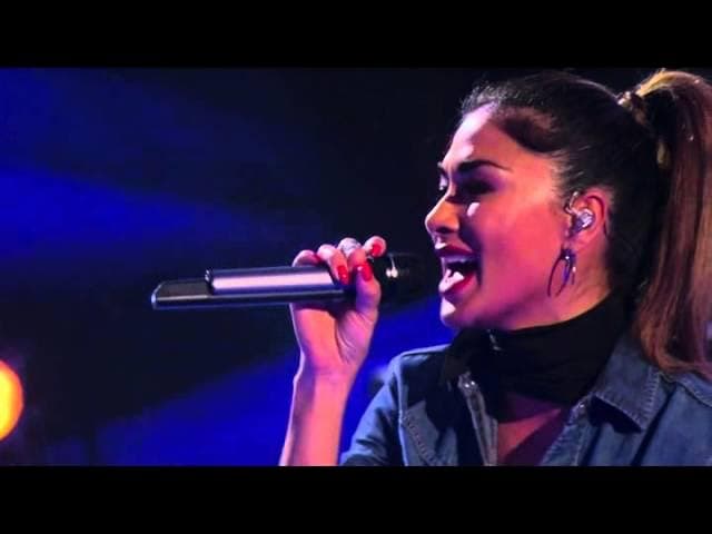 Nicole and John Newman perform "I Don't Wanna Miss a Thing"