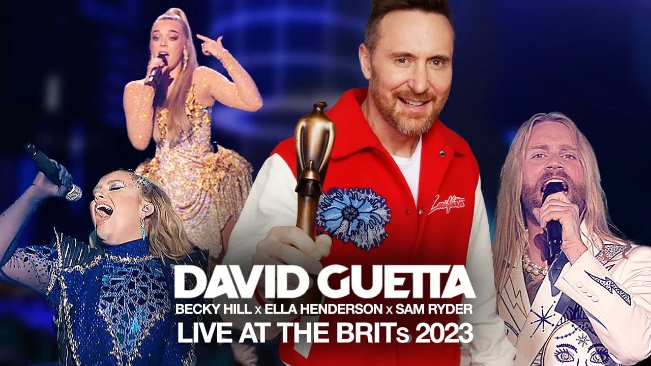 David Guetta, Becky Hill, Ella Henderson, Sam Ryder - Medley (Live at The BRIT Awards 2023)