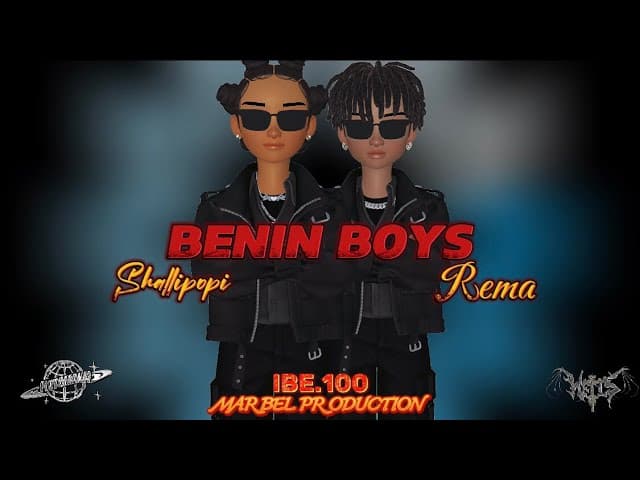 BENIN BOYS - @heisrema & @shallipopi (Official 2D & 3D Animation) Collaboration with IBE.100