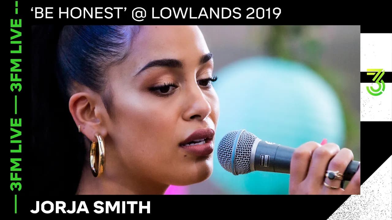 Jorja Smith met 'Be Honest' live @ Lowlands 2019 | 3FM Live | NPO 3FM