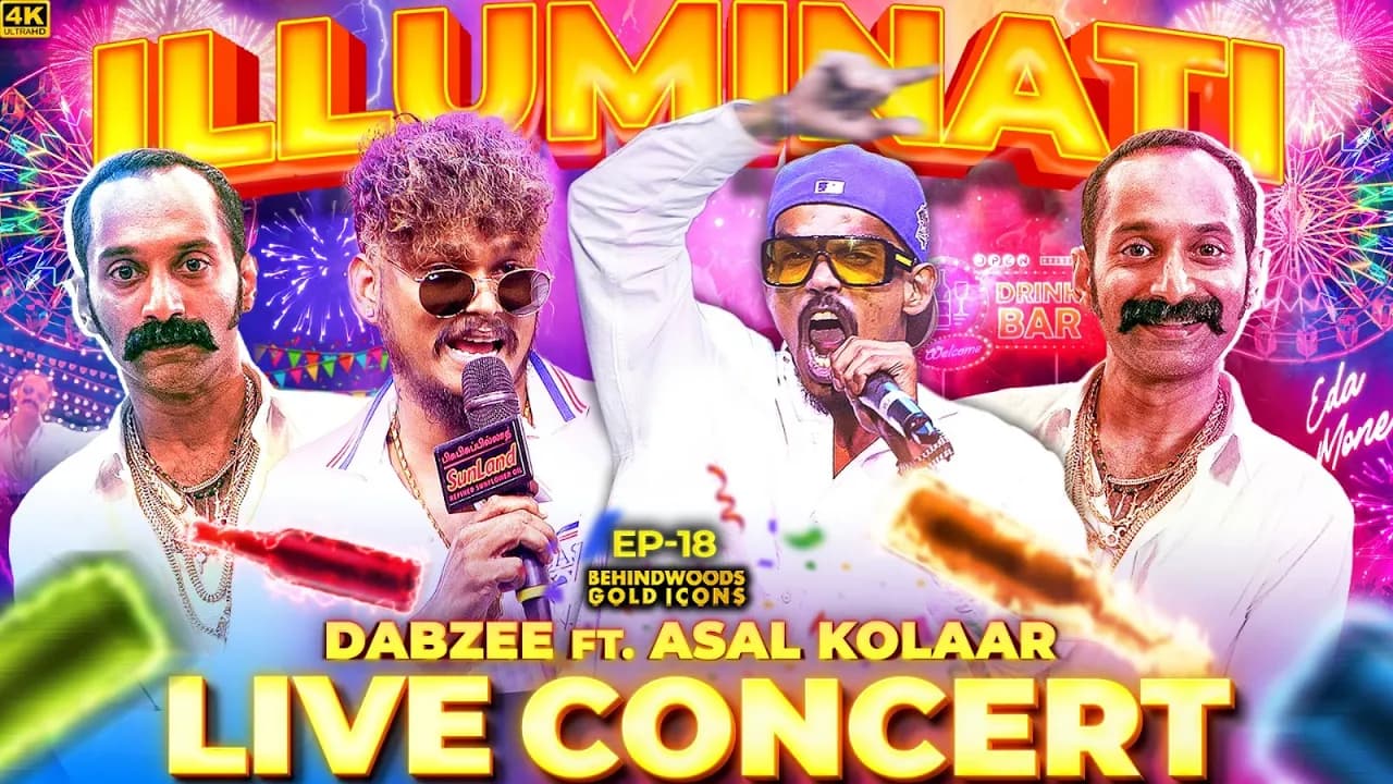 Dabzee's Banger Performance🔥 Fahadh Faasil’s Illuminati Concert in Chennai😎Asal Kolaar Joins the Fun
