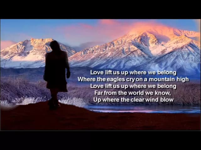 Up Where We Belong + Joe Cocker/Jennifer Warnes + Lyrics/HQ