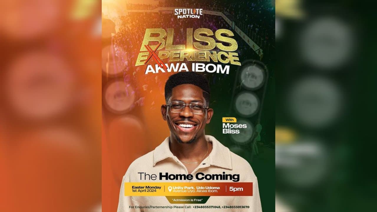 #Live: Bliss Experience Akwa Ibom with Moses Bliss in Uyo