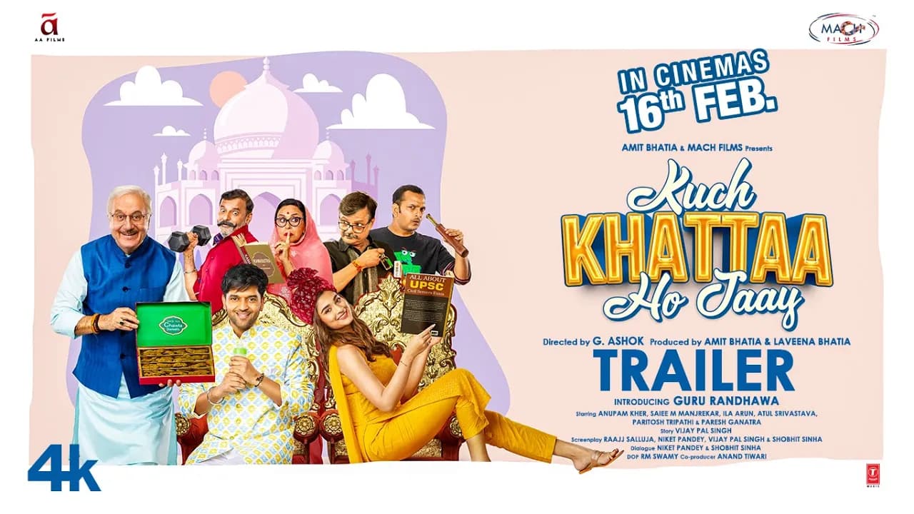 Kuch Khattaa Ho Jaay (Trailer): Guru Randhawa, Saiee M Manjrekar | Anupam Kher | G Ashok |Mach Films