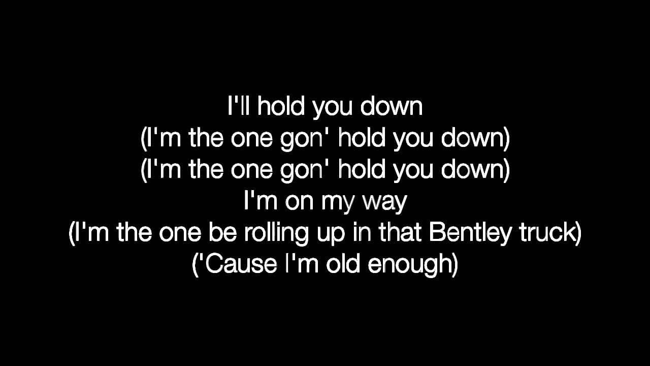 DJ Khaled - Hold You Down ft. Chris Brown, August Alsina, Future and Jeremih lyrics