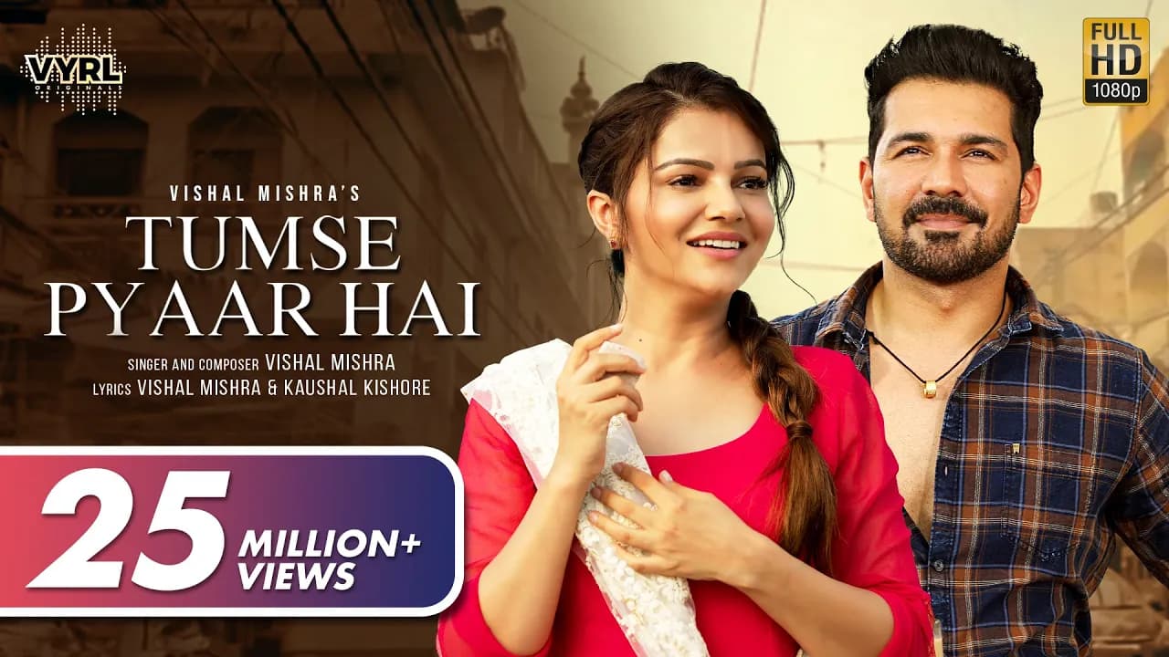 Tumse Pyaar Hai (Official Video) Vishal Mishra | Rubina Dilaik, Abhinav Shukla | VYRL Originals
