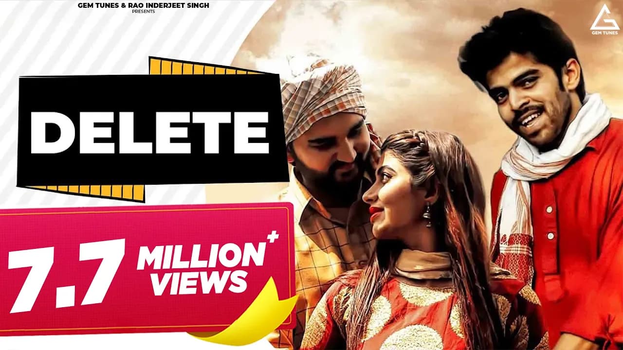 Delete : Masoom Sharma | Sonika Singh | Amar Siwach | Amanraj Gill | Haryanvi Song