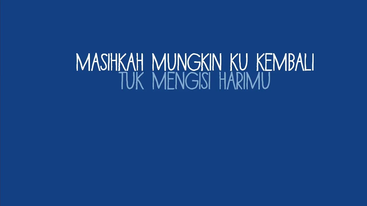 Glenn Fredly - Pada Satu Cinta (Lyric Video)