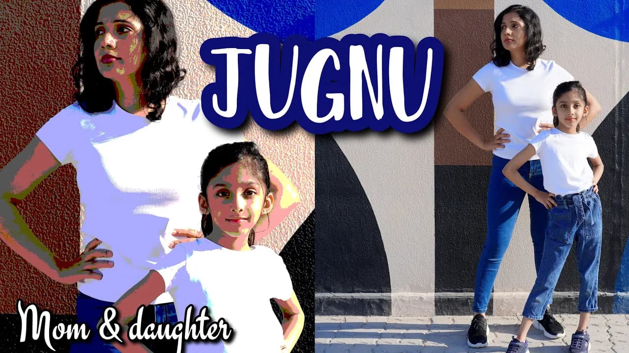 JUGNU | Dance cover | Badshah, Nikhita Gandhi | Nivi and Ishanvi | Laasya | Mom Daughter Dance
